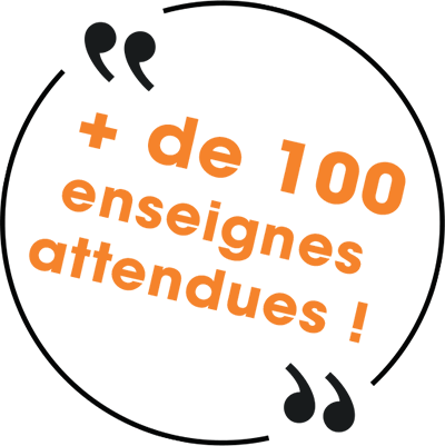 plus de 100 enseignes attendues